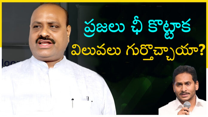 Atchannaidu fired on ys jagan comments