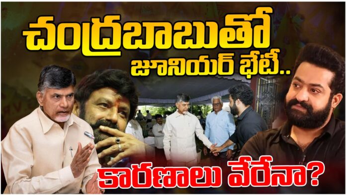 Reason behind Jr NTR meet chandrababu naidu