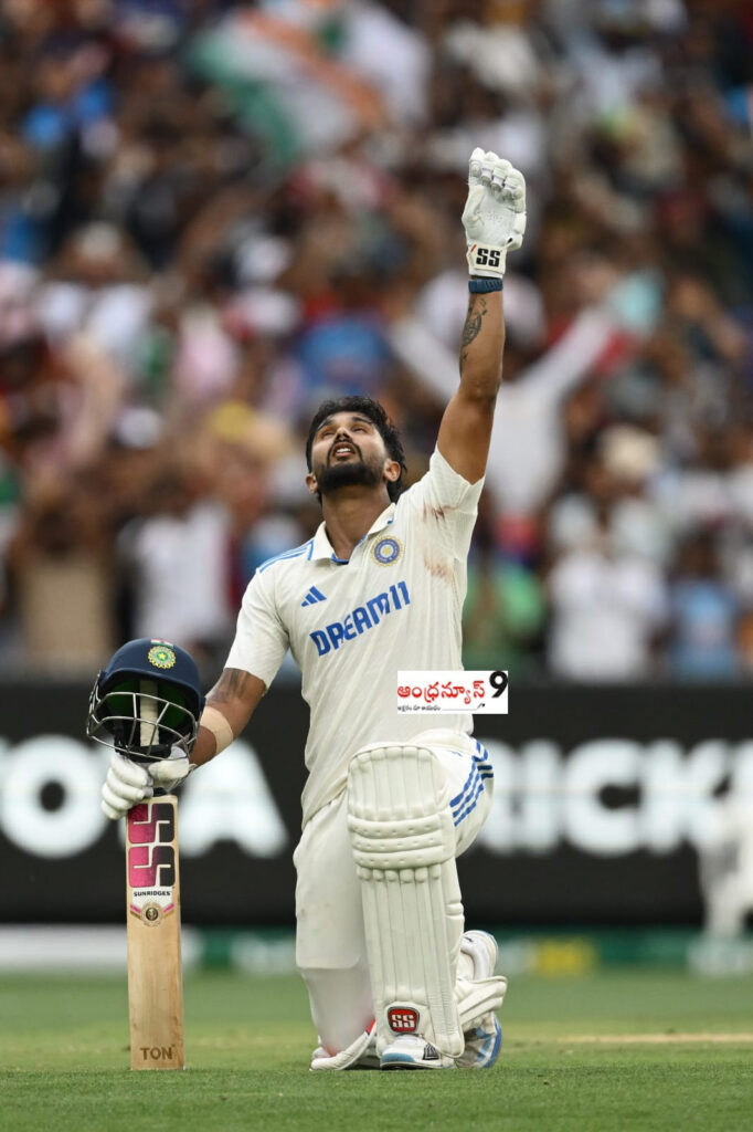 Nitish Kumar Reddy Celebrates Century In Style