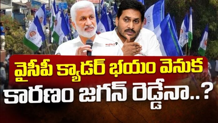 ysrcp-cadre-fear-with-ys-jagan-andhranews9