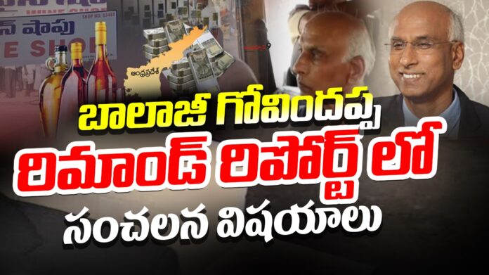 Balaji Govindappa's remand report