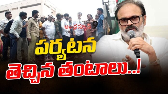 nagababu-srikakulam-visit-creates-troubles-andhranews9
