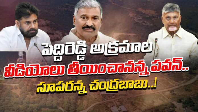 Pawan Kalyan says that he has recorded videos with evidence on Peddi Reddy's irregularities