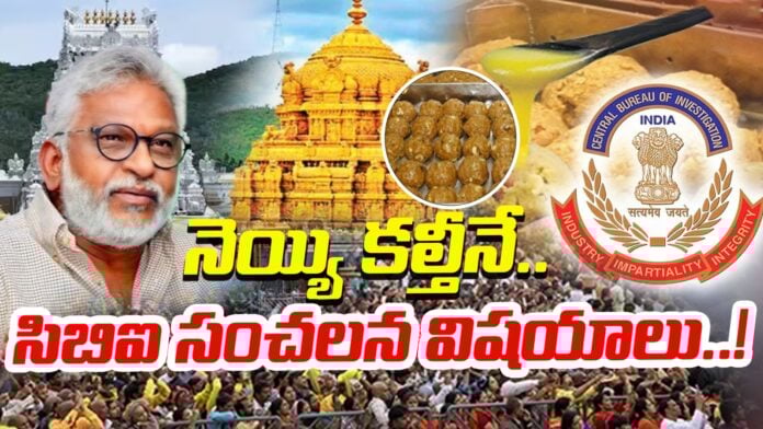 cbi-reveals-senstional-news-about-ttd-laddu-adultration-case-andhranews9
