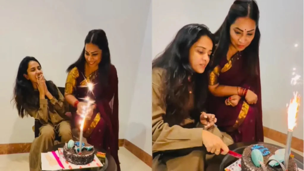 Divvela Madhuri Tanuja Cake Cutting in Tirumala