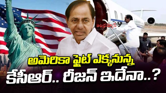 reason behind kcr's america visit andhranews9