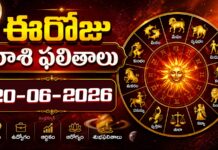 ఈరోజు రాశి ఫలితాలు (20-06-2026) today-horoscope-20-06-2026