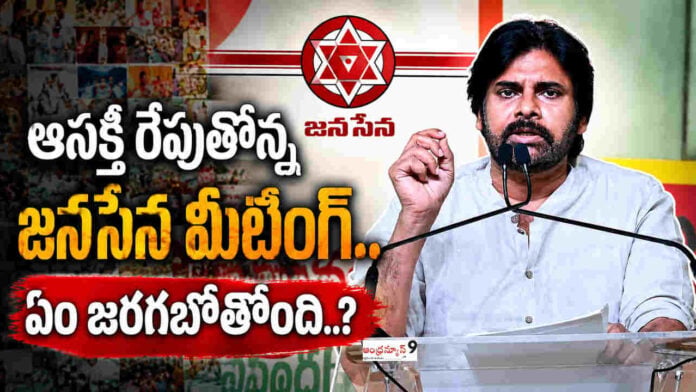 pawan kalyan meeting with janasena leaders