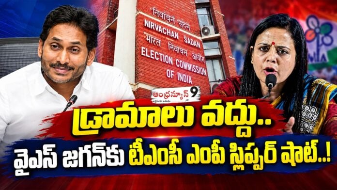 TMC MP gives slipper shot to YS Jagan