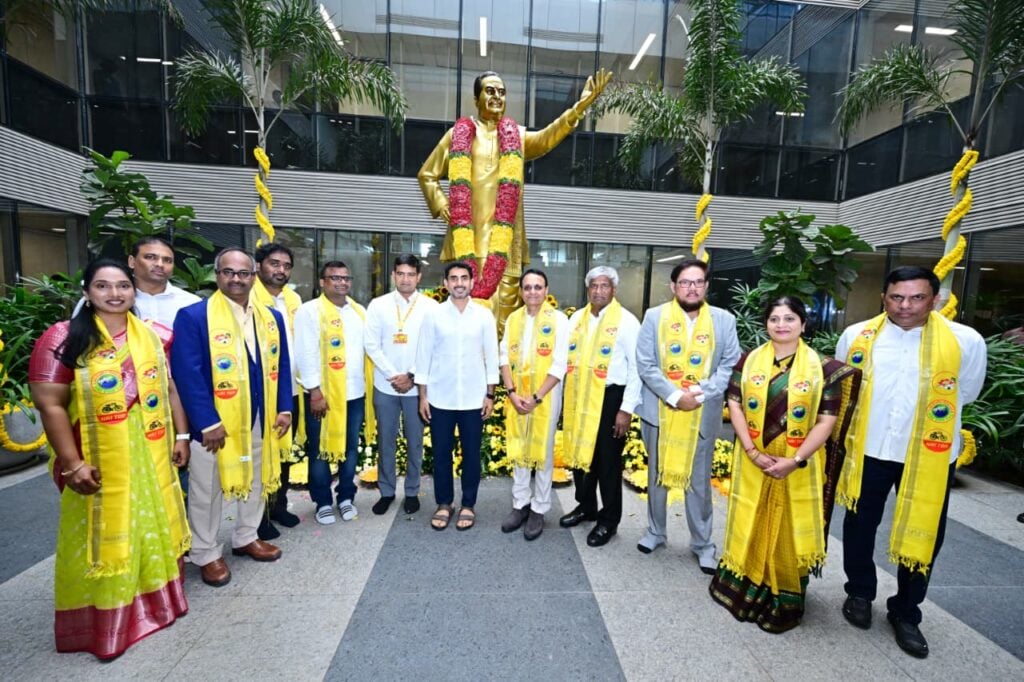 Nara Lokesh with NRI TDP Team
