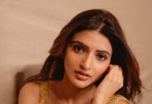 Sreeleela Elegance In Yellow Saree