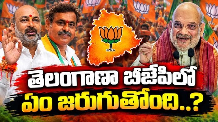 What is happening within the Telangana BJP